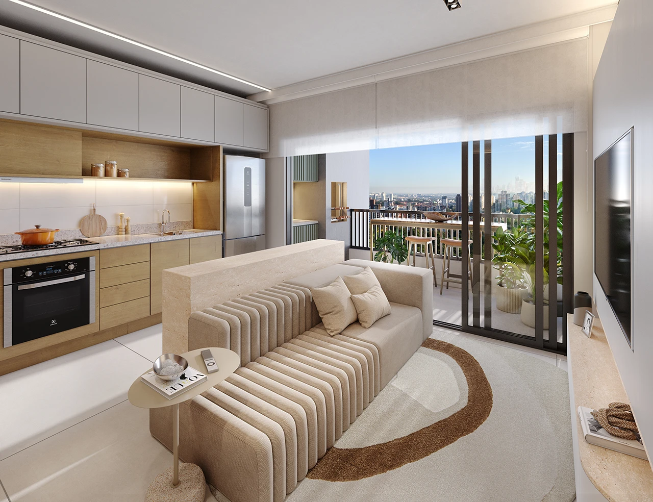 Cozinha Integrada - 66 m²