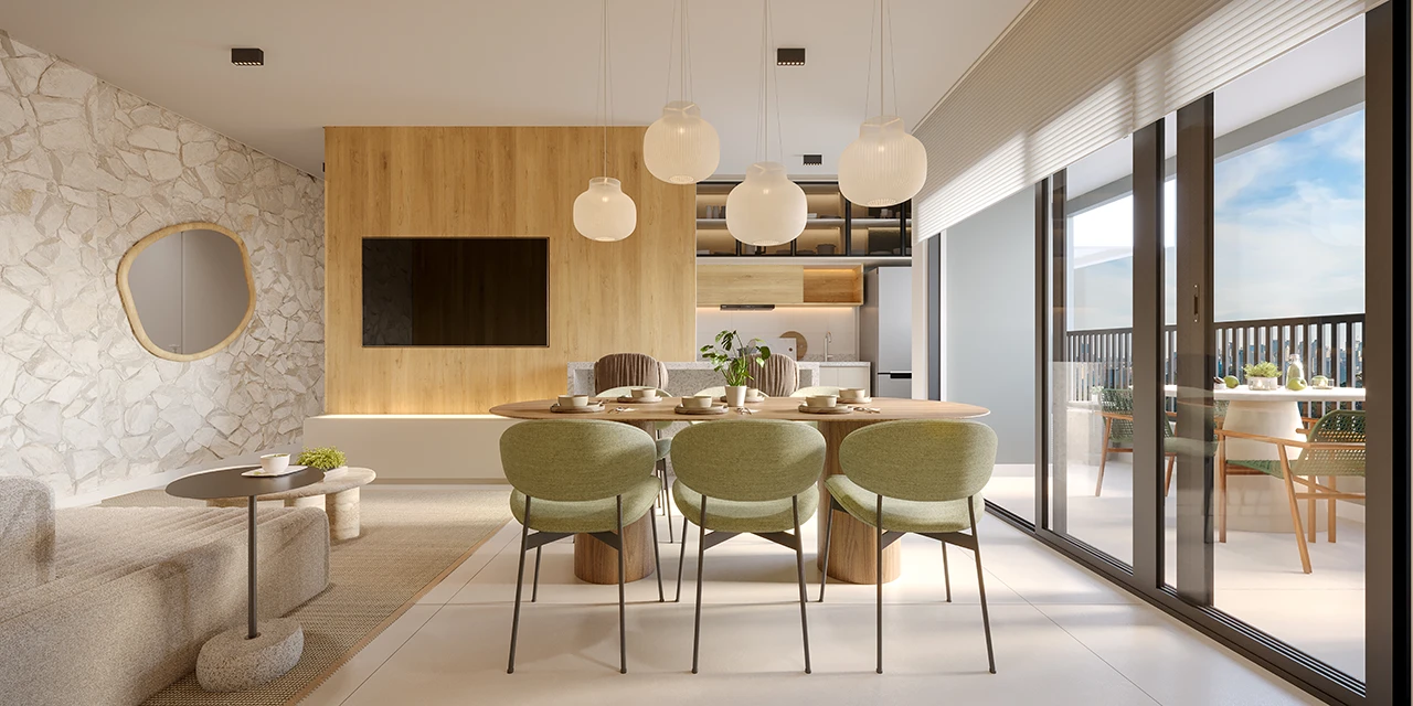 Cozinha Integrada - 78 m²