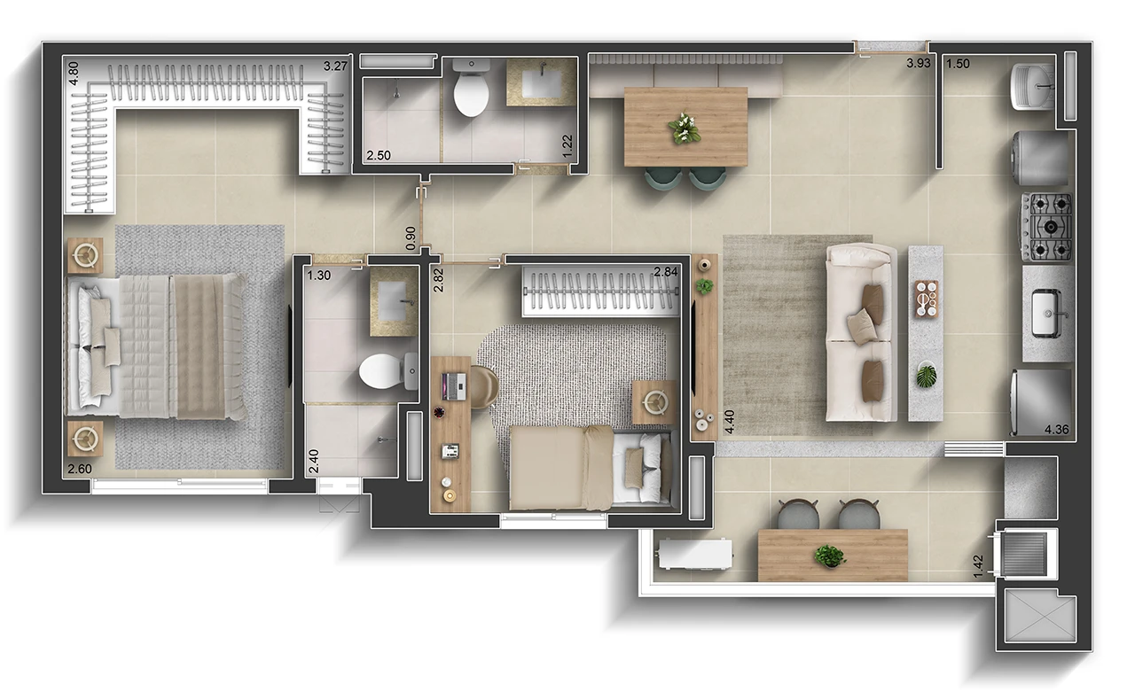 66 m² - Finais 02 e 06